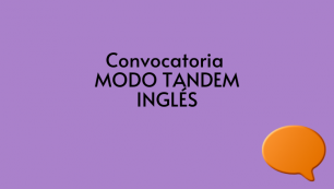 imagen Convocatoria TANDEM INGLÉS