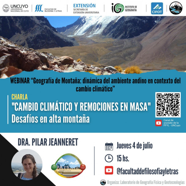 imagen Segundo encuentro del Webinario “Geografía de Montaña: dinámica del ambiente andino en contexto del cambio climático”