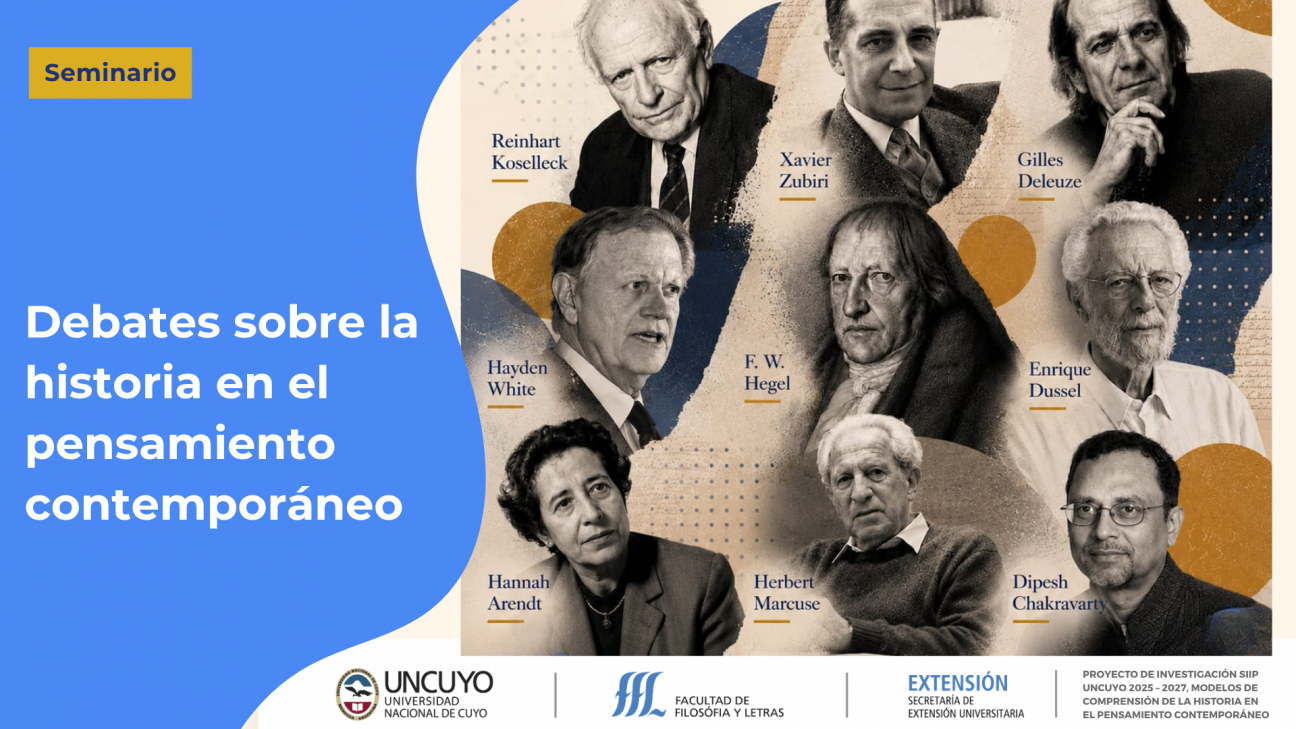 imagen En un seminario, debatirán sobre la historia en el pensamiento contemporáneo