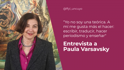 imagen Traducción, investigación y literatura: la participación de Paula Varsavsky en la FFyL