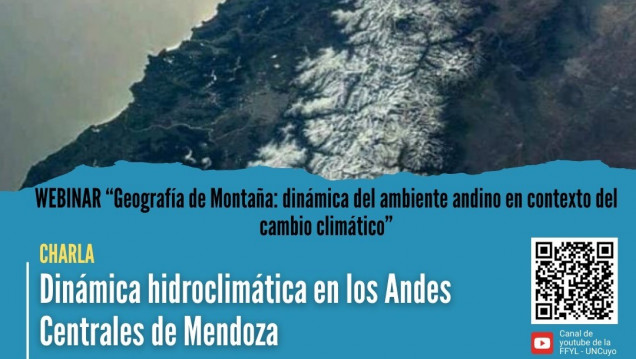 imagen Último encuentro del Webinario "Geografía de Montaña: dinámica del ambiente andino en contexto del cambio  climático"