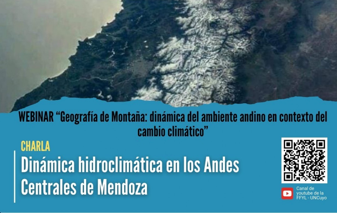 imagen Último encuentro del Webinario "Geografía de Montaña: dinámica del ambiente andino en contexto del cambio  climático"