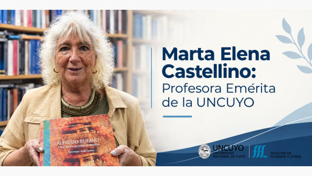 imagen Marta Elena Castellino: Profesora Emérita de la UNCUYO