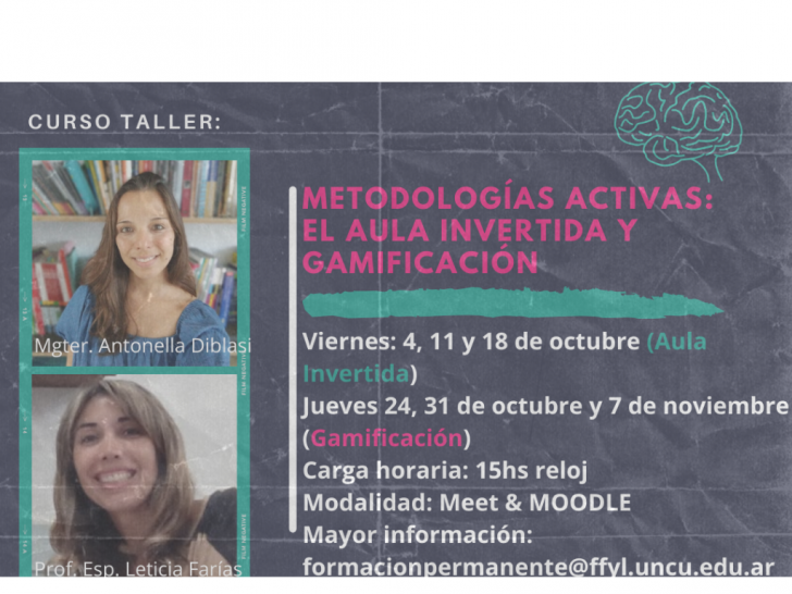 imagen Taller de Metodologías Activas: "El Aula Invertida y Gamificación"