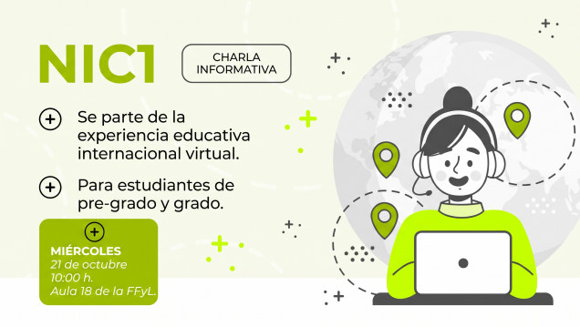 imagen Programa NIC: charla informativa sobre movilidad académica virtual y acreditación de materias electivas