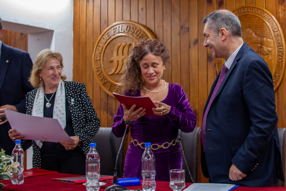 imagen Elsa Ducraroff, nueva Doctora Honoris Causa de la UNCUYO