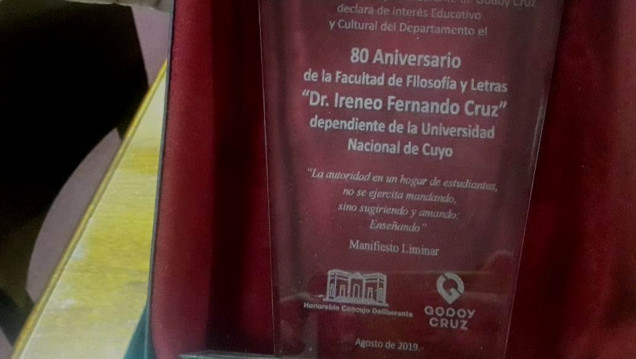imagen Godoy Cruz declaró de interés cultural el aniversario de FFyL