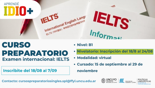 imagen Preparate para el examen IELTS en IDIO+