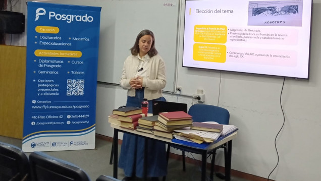 imagen Defensa de tesis de la Prof. María Lorena BURLOT