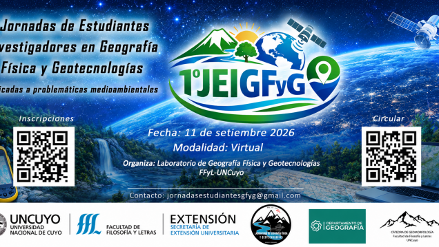 imagen I Jornada de Estudiantes Investigadores en Geografía Física y Geotecnologías aplicadas a problemáticas medioambientales