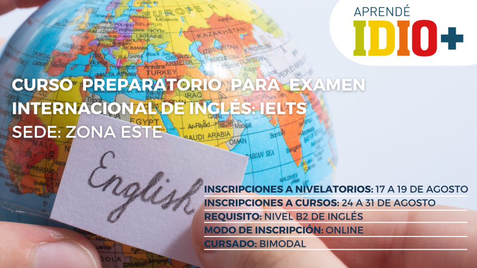 imagen Preparate para el examen internacional IELTS en IDIO+
