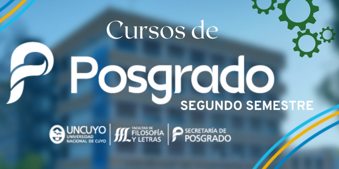 imagen Cursos de Posgrado del 2do semestre 2024