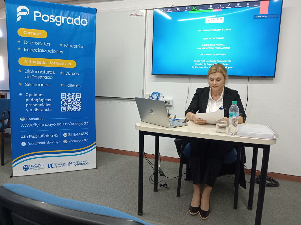 imagen Defensa de tesis de Lic. Claudia Roxana ZORRILLA 