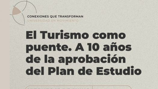 imagen Realizarán una jornada para celebrar los 10 años de la carrera de Turismo 