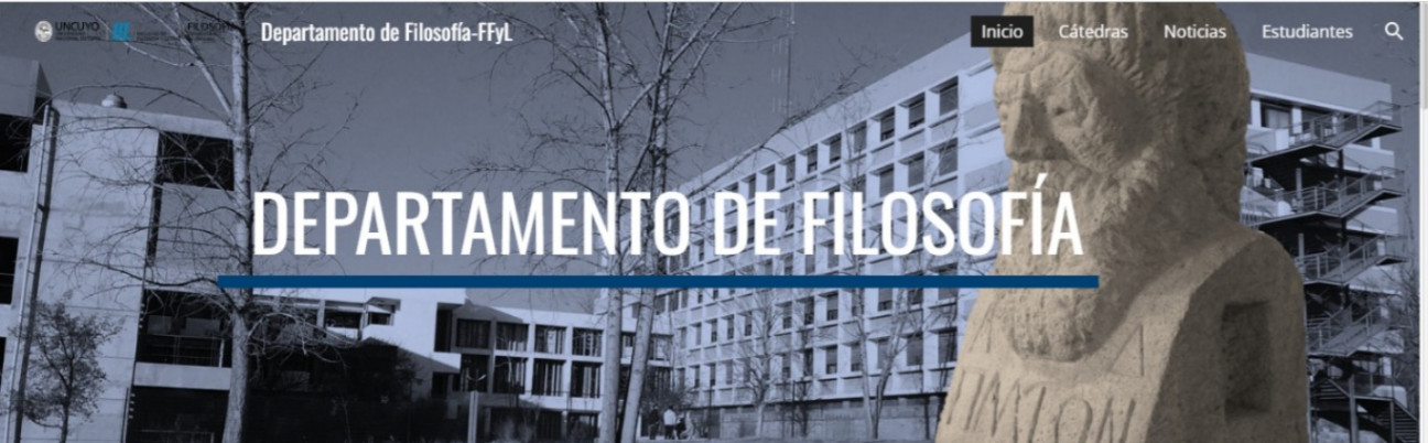 imagen El Departamento de Filosofía estrena un sitio web que fortalece la comunicación con su comunidad