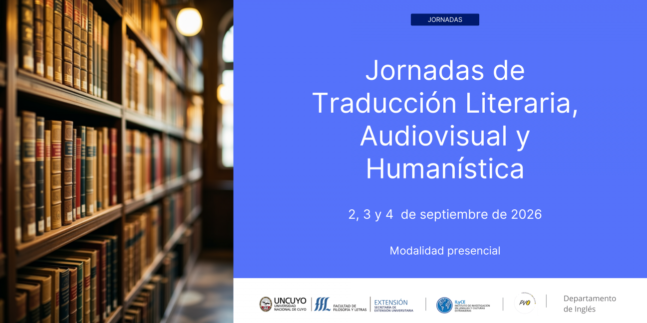 imagen Presentan las "Jornadas de Traducción Literaria, Audiovisual y Humanística"