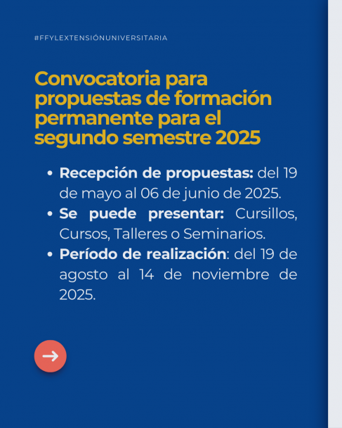 imagen Abren las convocatorias para presentar actividades de extensión universitaria