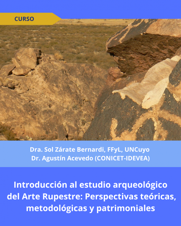 imagen Dictarán un curso introductorio sobre el estudio arqueológico del Arte Rupestre
