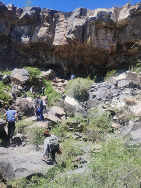 imagen Estudiantes de Arqueología realizaron la práctica de Campo en San Rafael