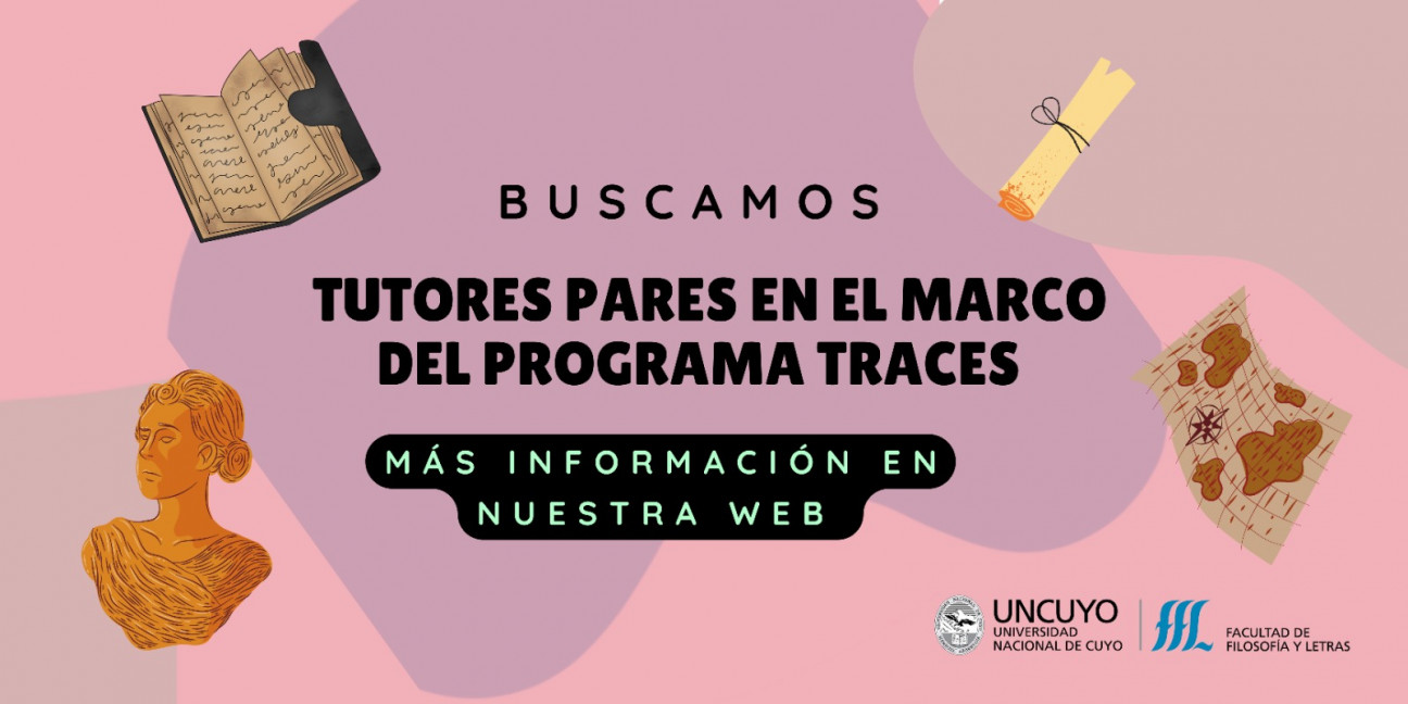 imagen Convocatoria para tutores pares de Historia en el marco del Programa TRACES 