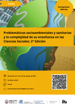 imagen La enseñanza de las problemáticas socioambientales y sanitarias, en un curso de Extensión