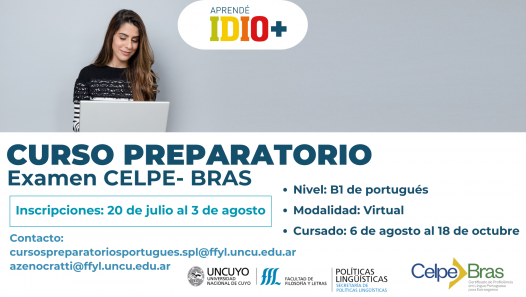 imagen Preparate para rendir el examen CELPE-BRAS 2025 en la FFyL