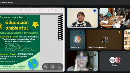 imagen La Educación Ambiental convocó a docentes, estudiantes y referentes territoriales en  la FFyL