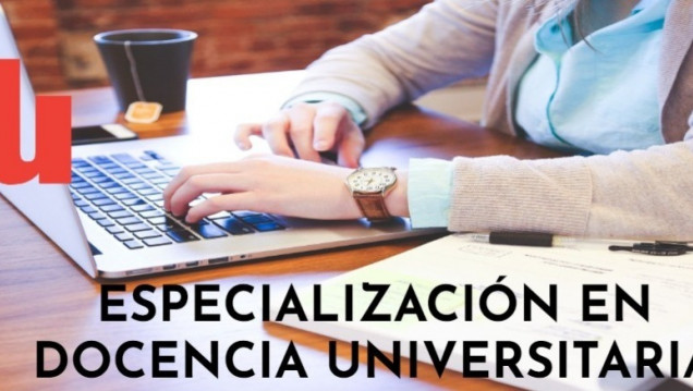 imagen Hasta el 24 de noviembre hay tiempo para inscribirse en la Especialización en Docencia Universitaria