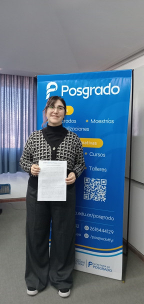 imagen Defensa de tesis de la Lic. Mariela Alejandra CALDERÓN