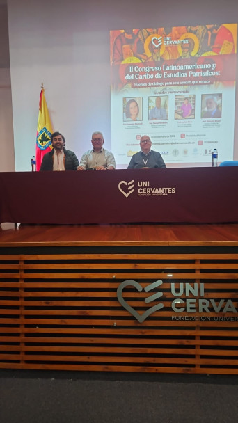 imagen Docentes de Filosofía y Letras participaron en un congreso internacional de estudios patrísticos en Bogotá