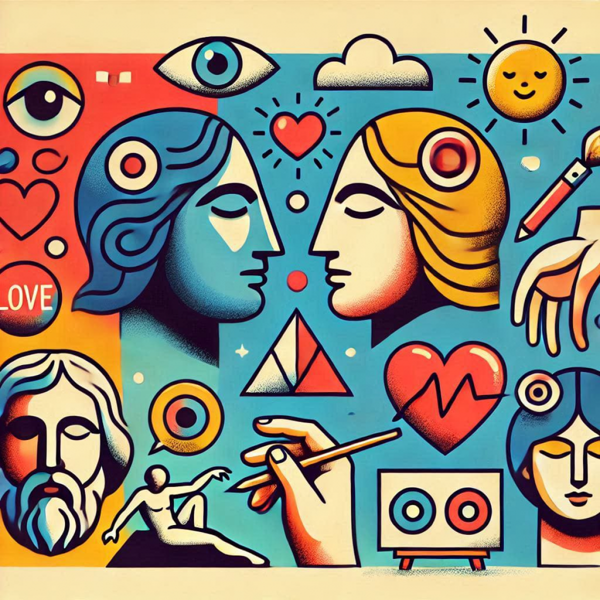 imagen Pasiones Eternas: Pintando el lienzo del amor a través de la filosofía