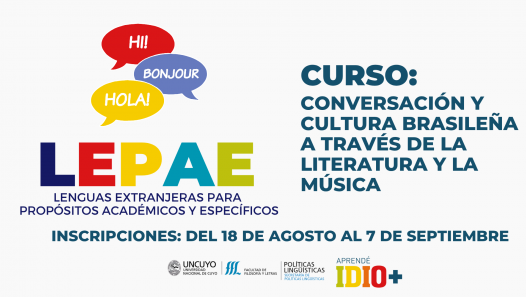 imagen Curso: Conversación y cultura brasileña a través de la literatura y la música 