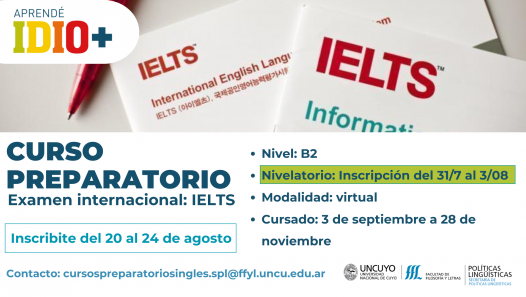 imagen Preparate para el examen IELTS en IDIO+