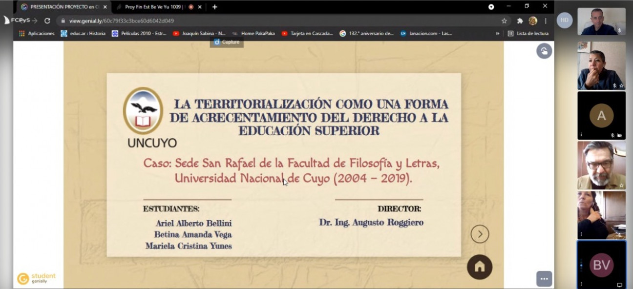 imagen FFyL y el desarrollo de la política de Territorialización en San Rafael