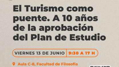 imagen Realizarán una jornada para celebrar los 10 años de la carrera de Turismo 