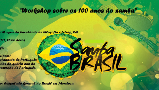 imagen El Departamento de Portugués festejará los 100 años de la samba brasileña