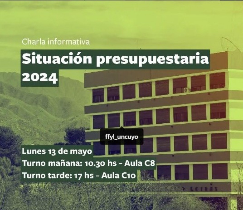 imagen Charla con estudiantes sobre situación presupuestaria