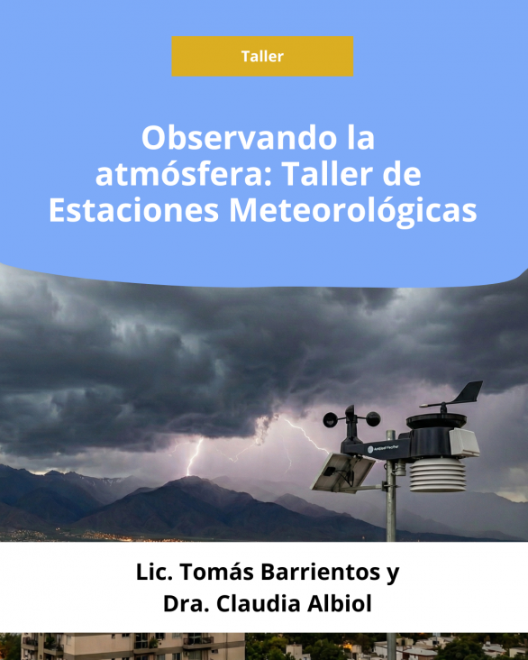 imagen Dictarán un taller sobre estaciones meteorológicas