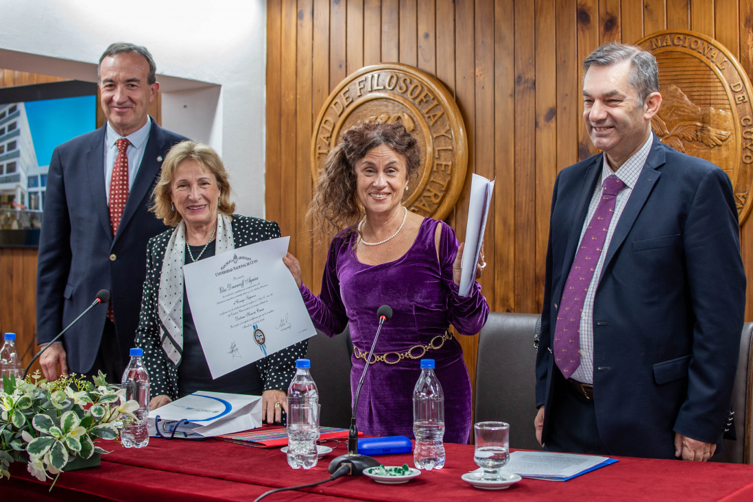 imagen Elsa Ducraroff, nueva Doctora Honoris Causa de la UNCUYO