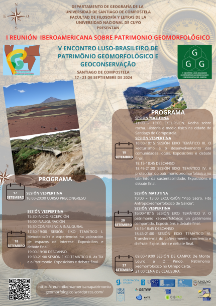 imagen I Reunión Iberoamericana sobre Patrimonio Geomorfológico 
