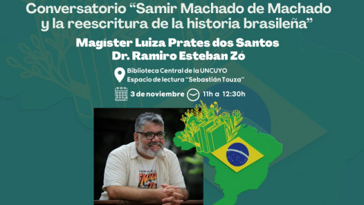 imagen Analizarán obras de Samir Machado de Machado en un conversatorio