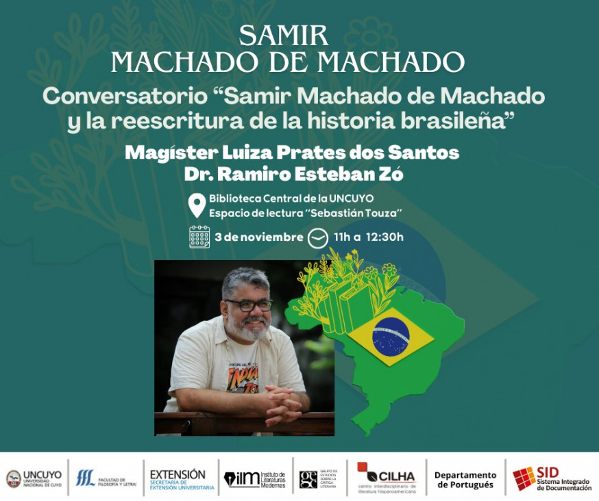 imagen Analizarán obras de Samir Machado de Machado en un conversatorio