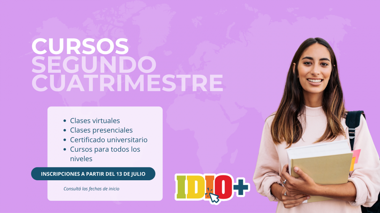 imagen Aprendé IDIO+ en el Segundo Cuatrimestre 2026: enterate de toda la oferta de cursos