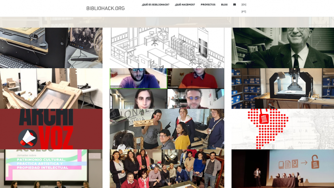 imagen Sitio web Bibliohack