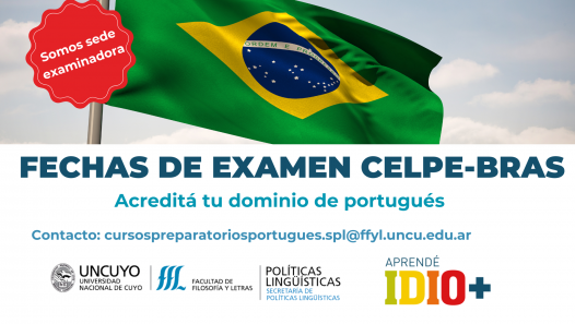 imagen Están disponibles las fechas para el examen de portugués CELPE-BRAS 2025