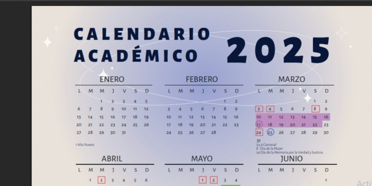 imagen ¡Ya está disponible el Calendario Académico 2025! 