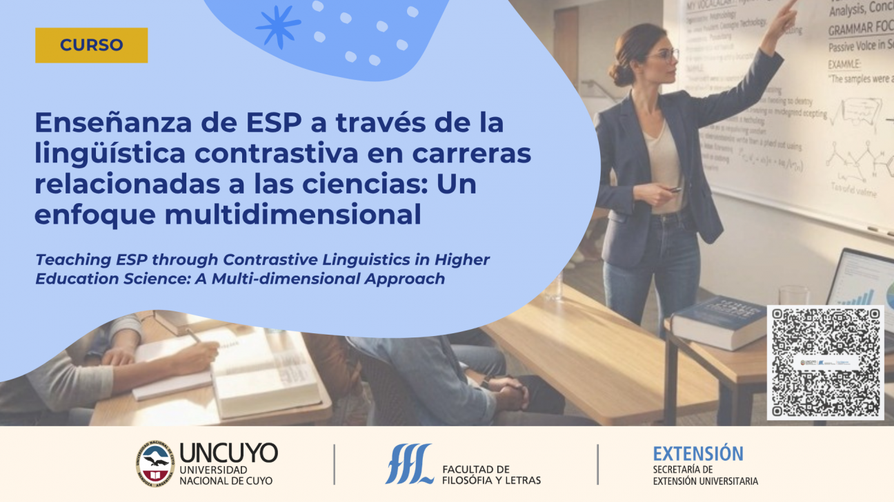 imagen Realizan un curso sobre enseñanza de Inglés para fines específicos (ESP) en carreras relacionadas a las ciencias