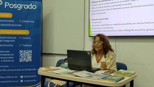 imagen Defensa de tesis de la Prof. Claudia Gabriela CURI 