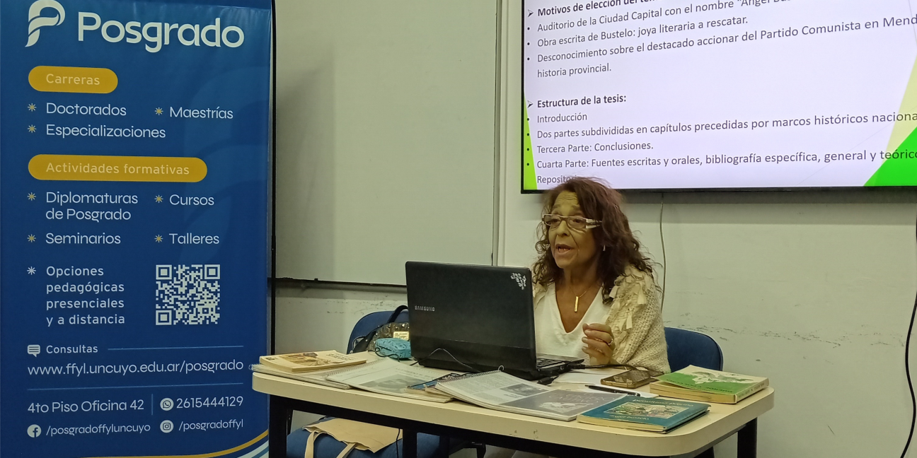 imagen Defensa de tesis de la Prof. Claudia Gabriela CURI 