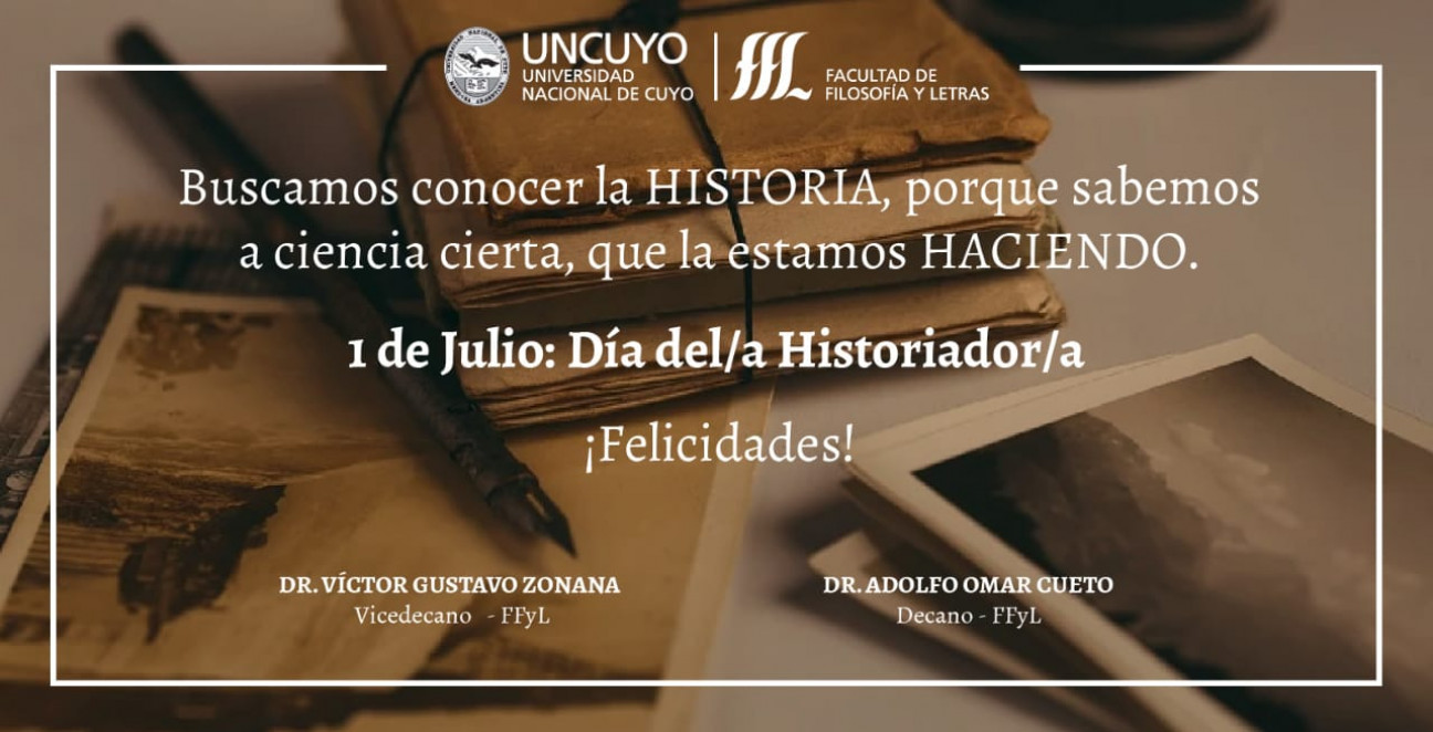 imagen 1 de Julio: Día del Historiador